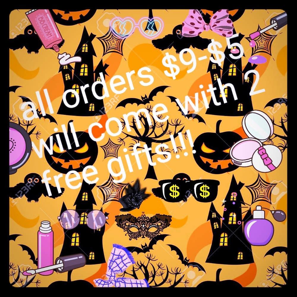 Place an order w/ me $10-$5 before s&h get 2 gifts